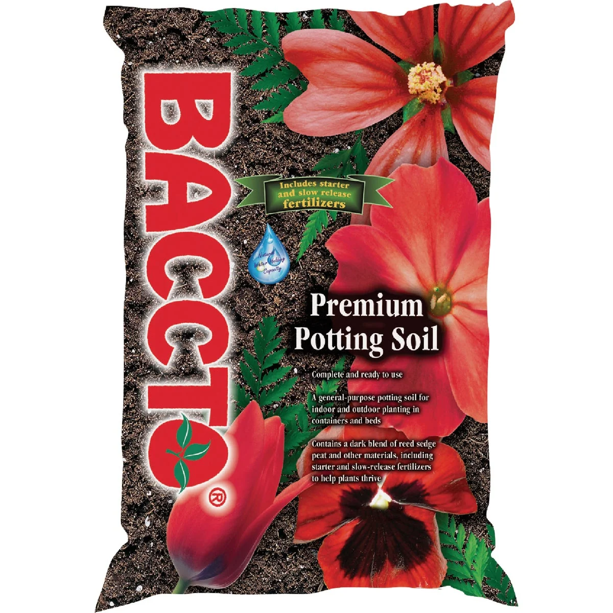 Crafted Baccto 25 Lb. Indoor Outdoor Potting Soil Refined