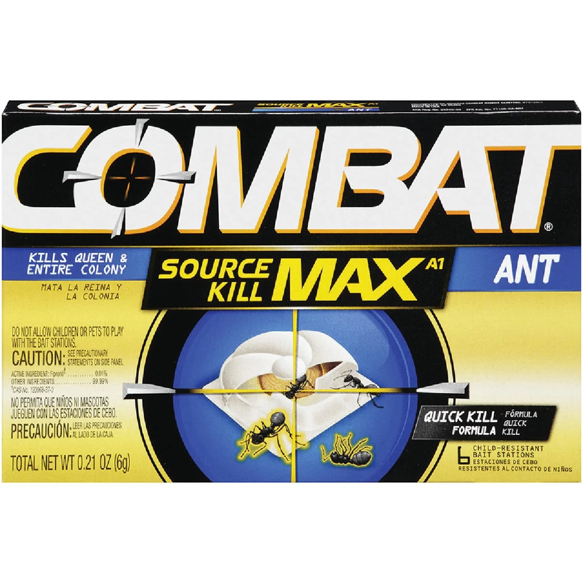 Innovative Combat Source Kill Max 0.21 Oz. Solid Ant Bait Station 6-Pack Artisan