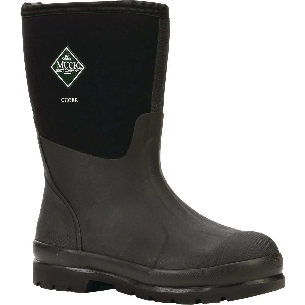 High-Grade Muck Chore Mid Men’s Size 9 Black Rubber Work Boot Recyclable