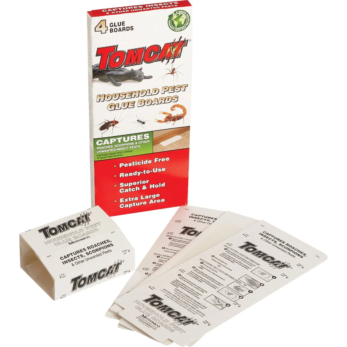 Minimalist Tomcat Disposable Indoor Insect Trap 4-Pack Fine