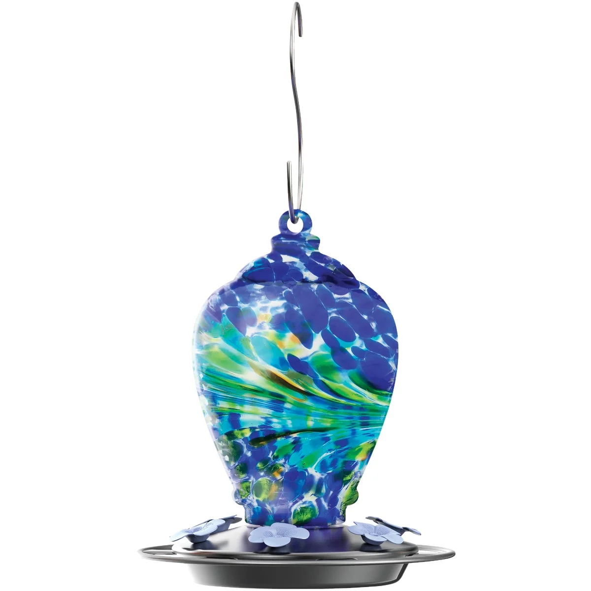 Responsible Nature’s Way Artisan Gravity Glass Hummingbird Feeder High-End