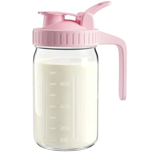 Comfortable 32oz Mason Jar Pitcher Original Design