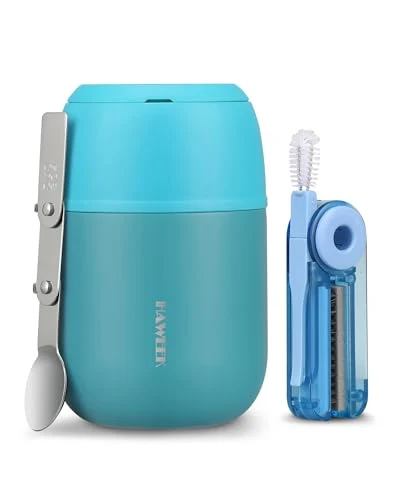 Fashionable 17oz Insulated Food Jar with Spoon High-Grade