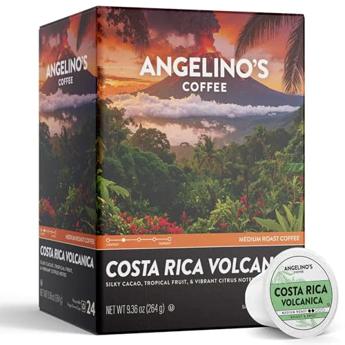 Smooth Costa Rica Volcanica Coffee Pods 24 Count Practical