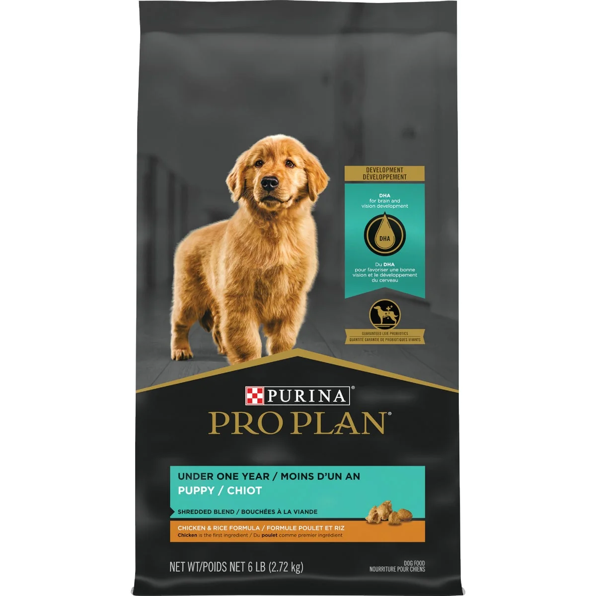 Responsible Purina Pro Plan Shredded Blend 6 Lb. Chicken Rice Flavor Dry Puppy Food Prestigious