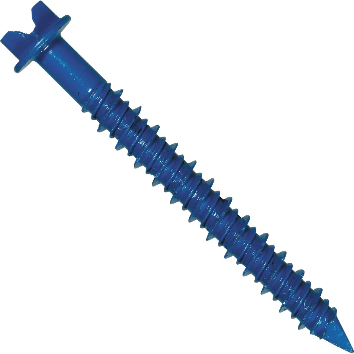 Traditional Hillman 1 4 In. x 1-3 4 In. Hex Washer Tapper Concrete Screw Anchor 100 Ct. Solid