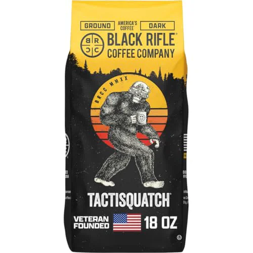 Elegant Black Rifle Coffee Dark Roast Ground Coffee Tactisquatch 18 oz 18 Ounce Luxury