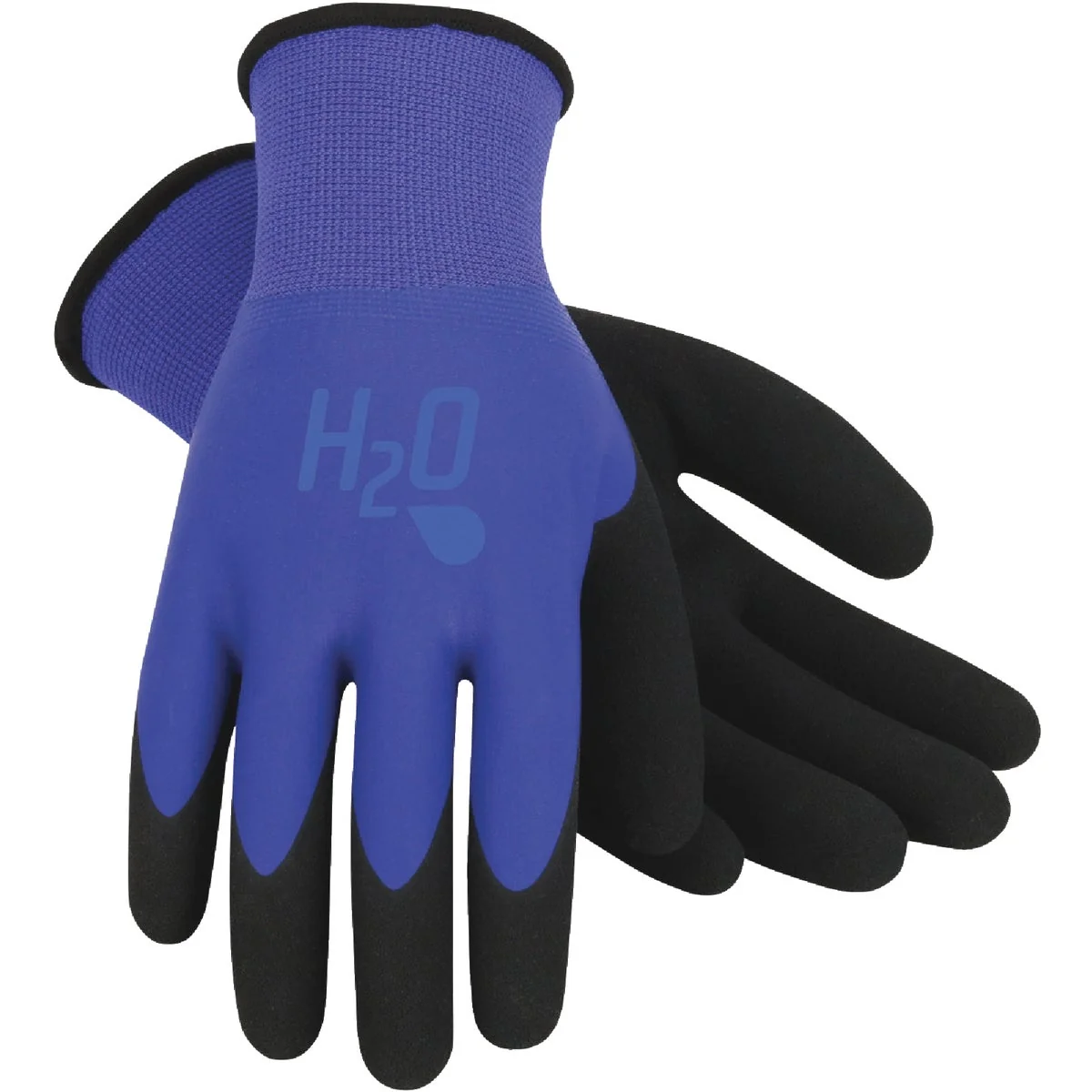Consistent Mud H2O Women’s Medium Latex Coated Polyester Cobalt Blue Garden Glove Healthy