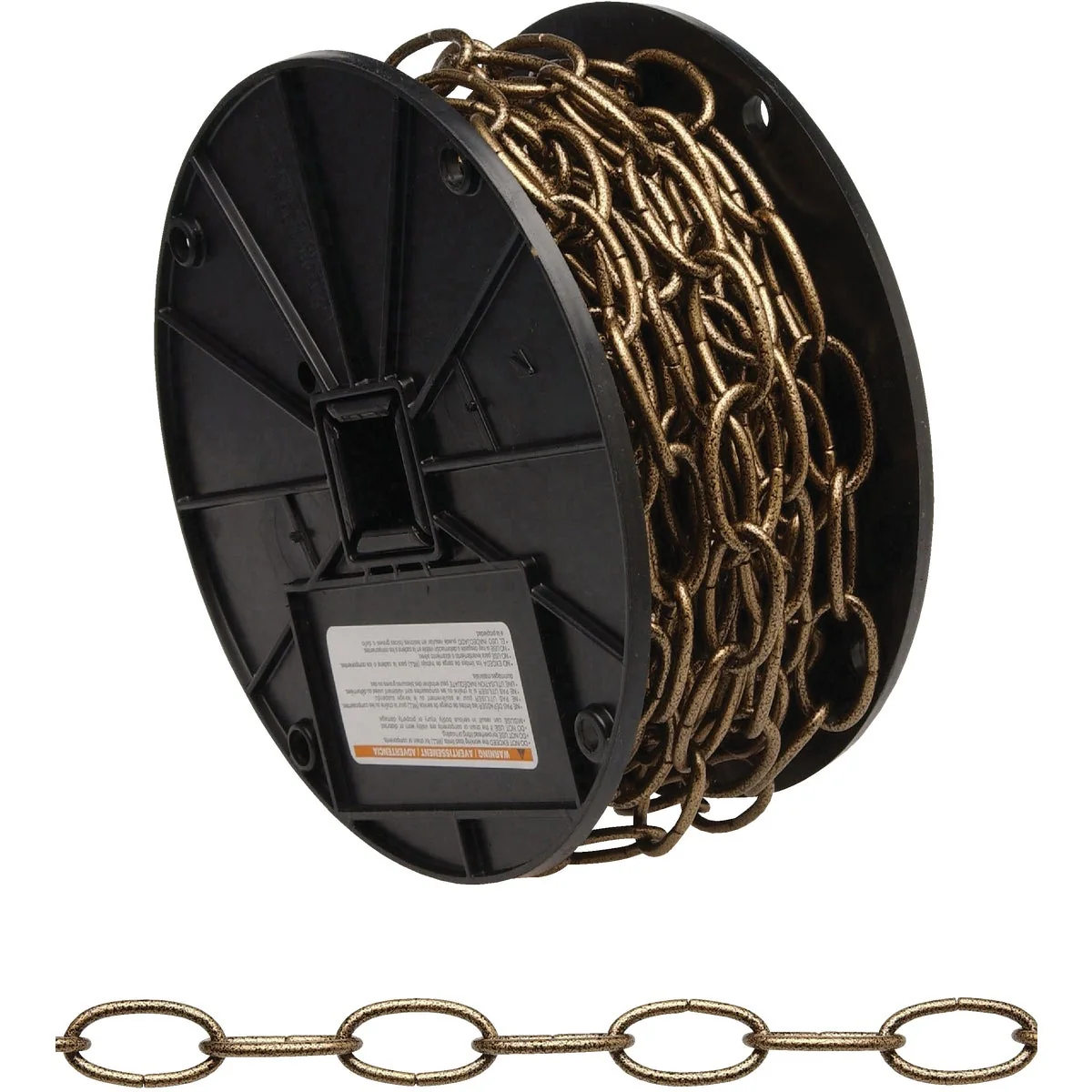 Fine Campbell 10 40 Ft. Antique Brass Finished Metal Craft Chain Flexible