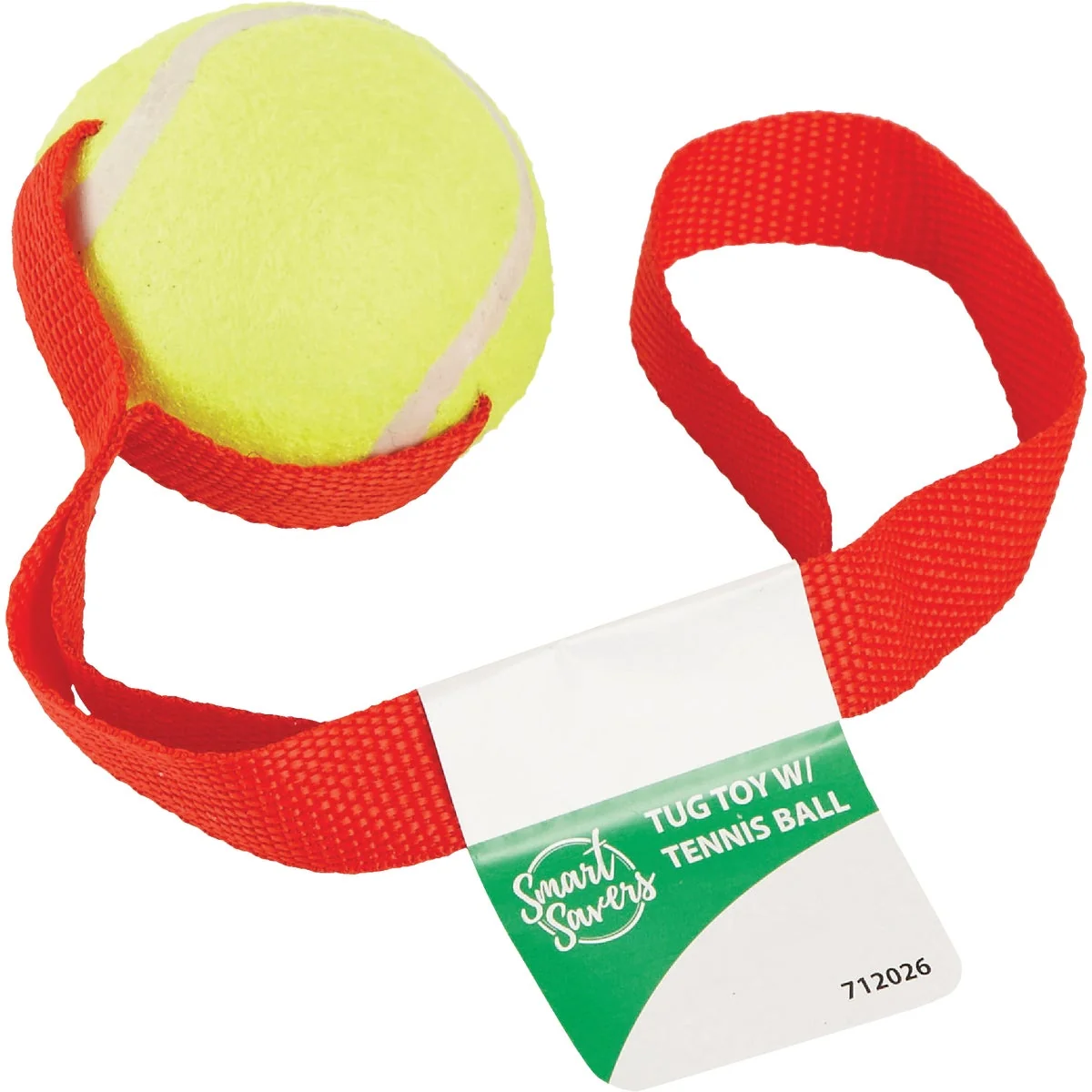 High-Performance Smart Savers 6 Cm. Dia. Ball w Tug Dog Toy Durable