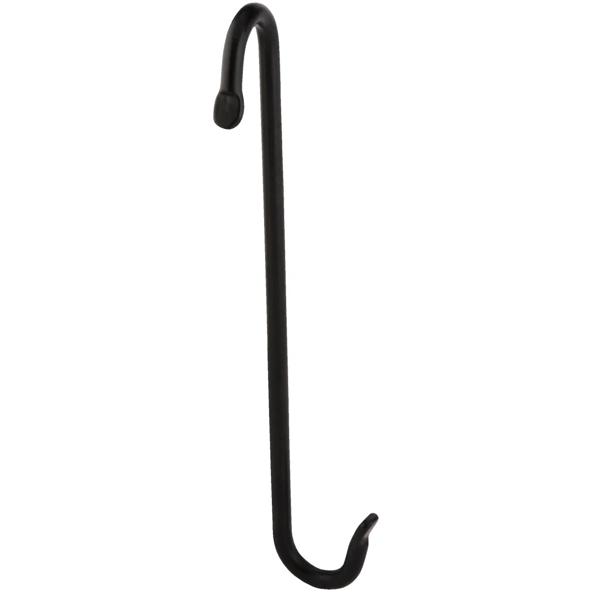 Lightweight Panacea 8 In. Black Powder-Coated Wrought Iron S-Hook Plant Hanger Quality