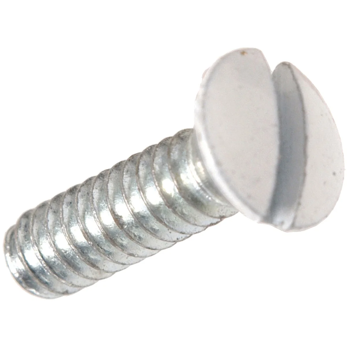 Artisan Hillman White 1 2 In. Steel Switch Wall Plate Screw 4-Pack Expertly Made