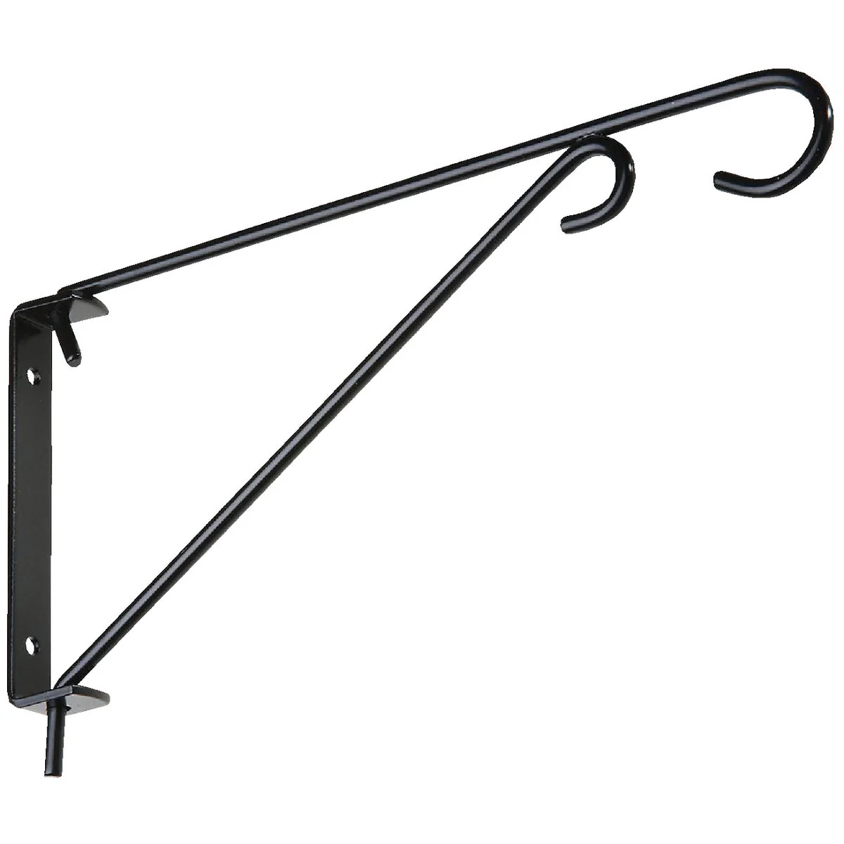 Exceptional National 9 In. Black Steel Swivel Hanging Plant Bracket Fine Crafted
