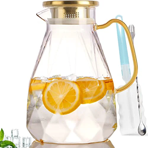 Sophisticated Glass Pitcher Modern