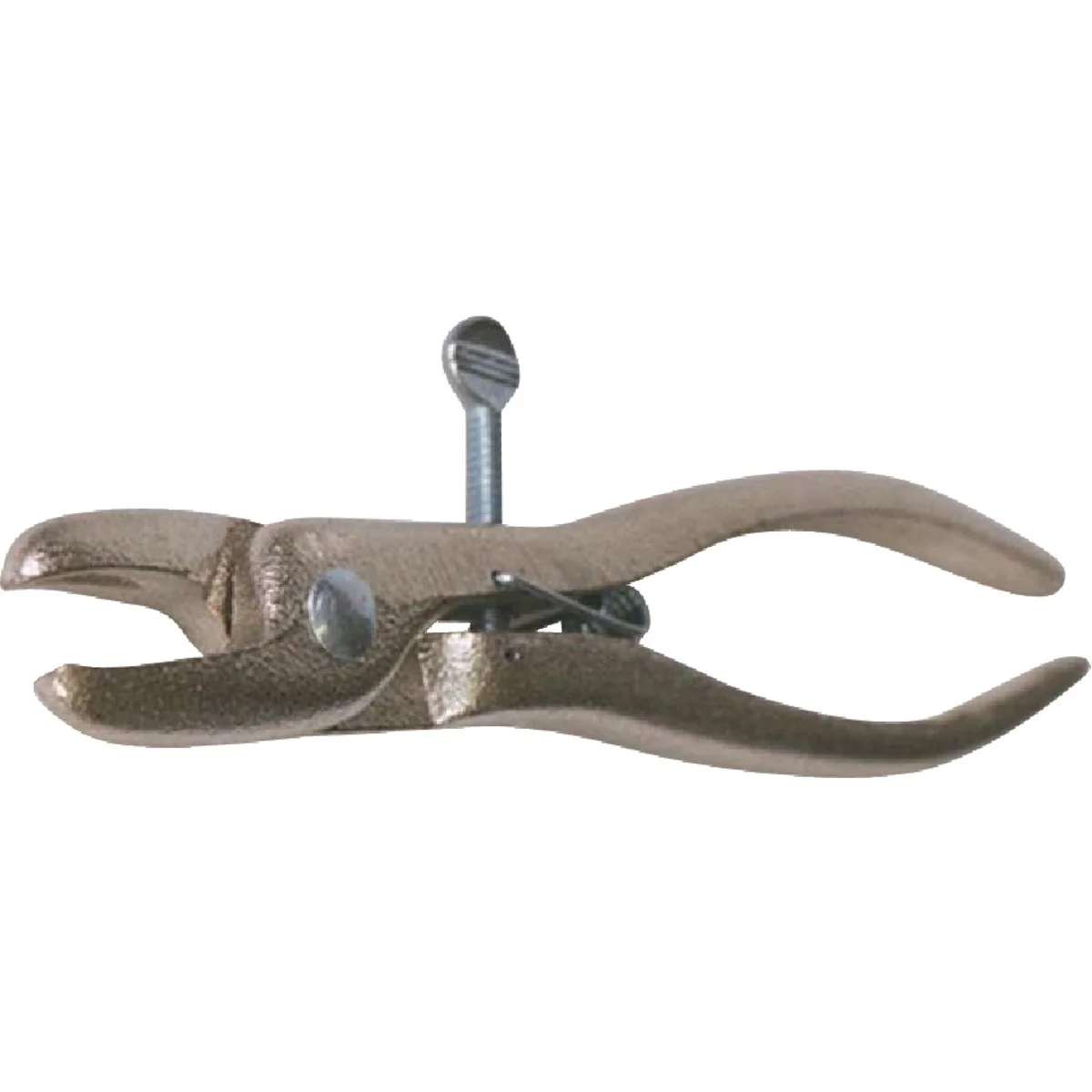 Exceptional Decker Nickel-Plated Cast Malleable Iron Hog Ring Pliers with Spring Professional