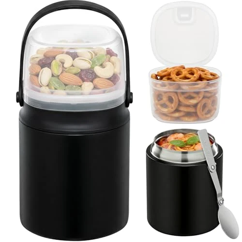 Elite 20oz Soup Thermo for Hot Food with a Snack Box Container Trendy
