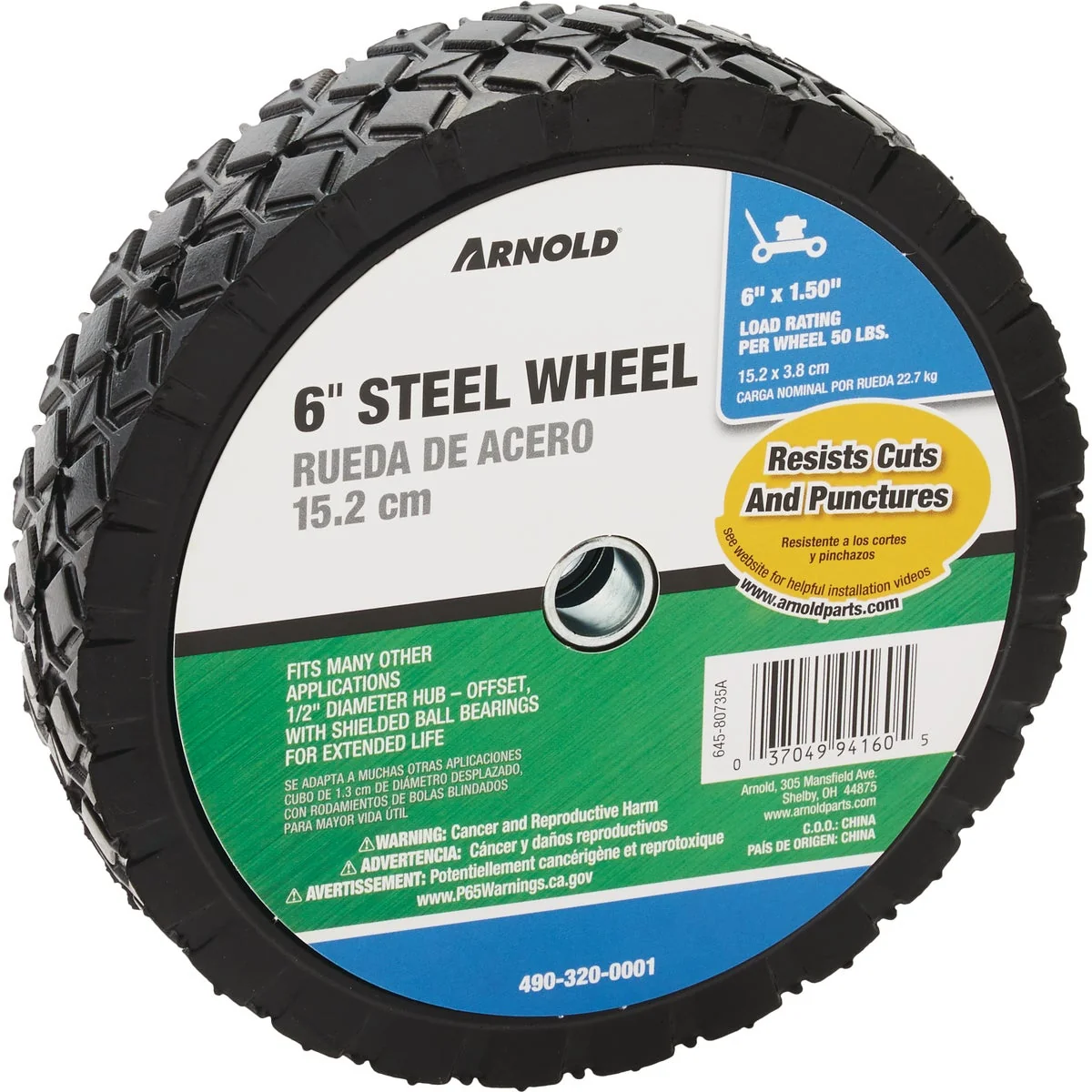 User-Friendly Arnold 6×1.5 Offset Hub Wheel Casual