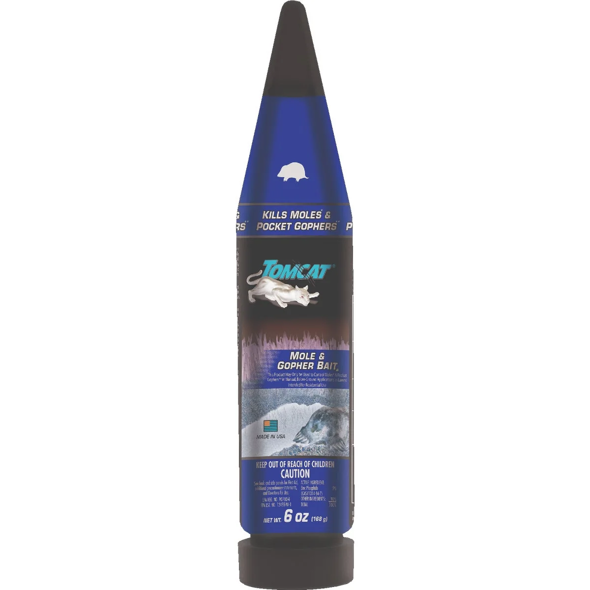 Natural Tomcat 6 Oz. Pellets Mole Gopher Killer Smooth