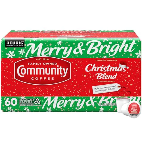 Trendy Christmas Blend 60 Count Coffee Pods Elegant
