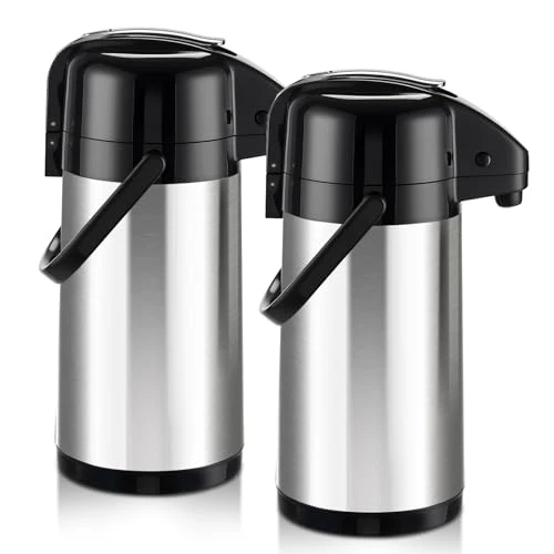 Elite Stainless Steel Drink Dispenser 2 Count Stylish