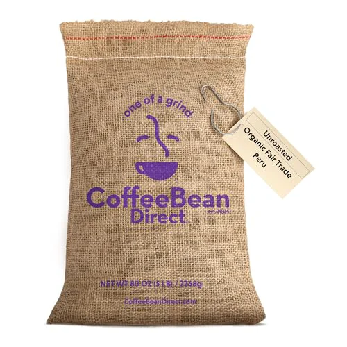 Specialty Unroasted Organic Fair Trade Peru 80 Ounce Fashionable