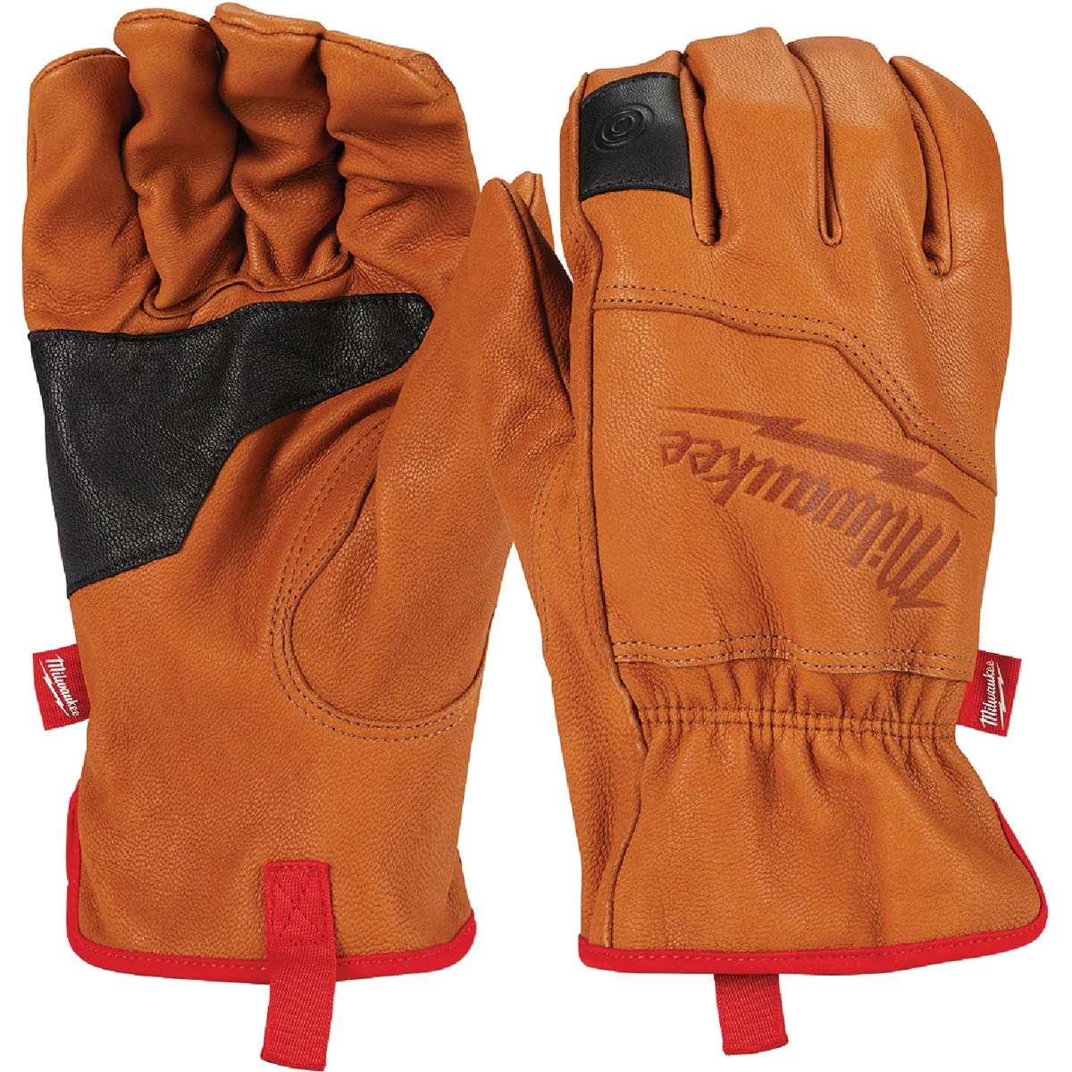 Comfortable Milwaukee Men’s Large Goatskin Leather Work Gloves Fashionable