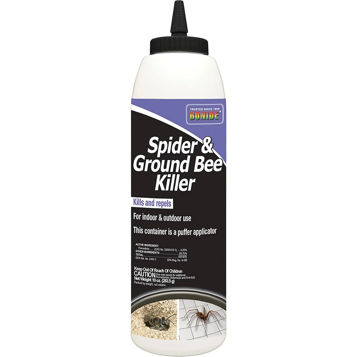 Refined Bonide 10 Oz. Ready To Use Powder Ground Bee Spider Killer Authentic