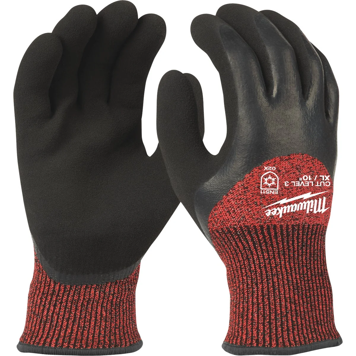 Safe Milwaukee Unisex XL Latex Coated Cut Level 3 Insulated Work Glove Sustainable