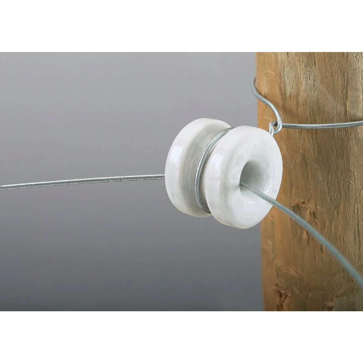 Relaxed Dare Donut White Porcelain Electric Fence Insulator 10-Pack Optimized
