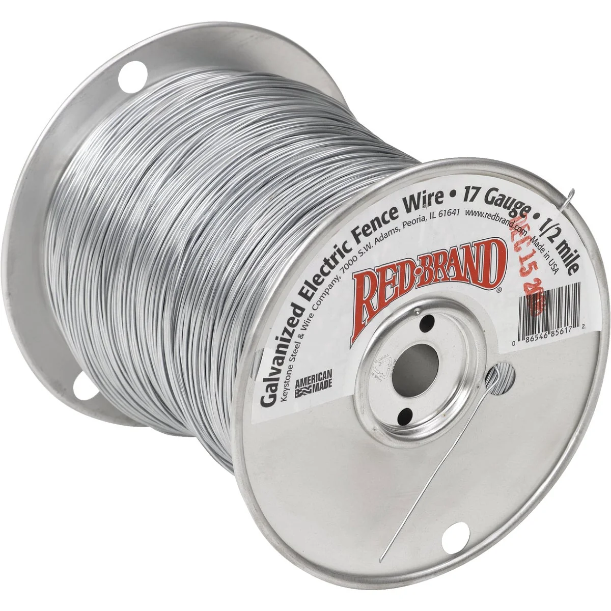 Solid Keystone Red Brand 1 2-Mile x 17 Ga. Steel Electric Fence Wire Official