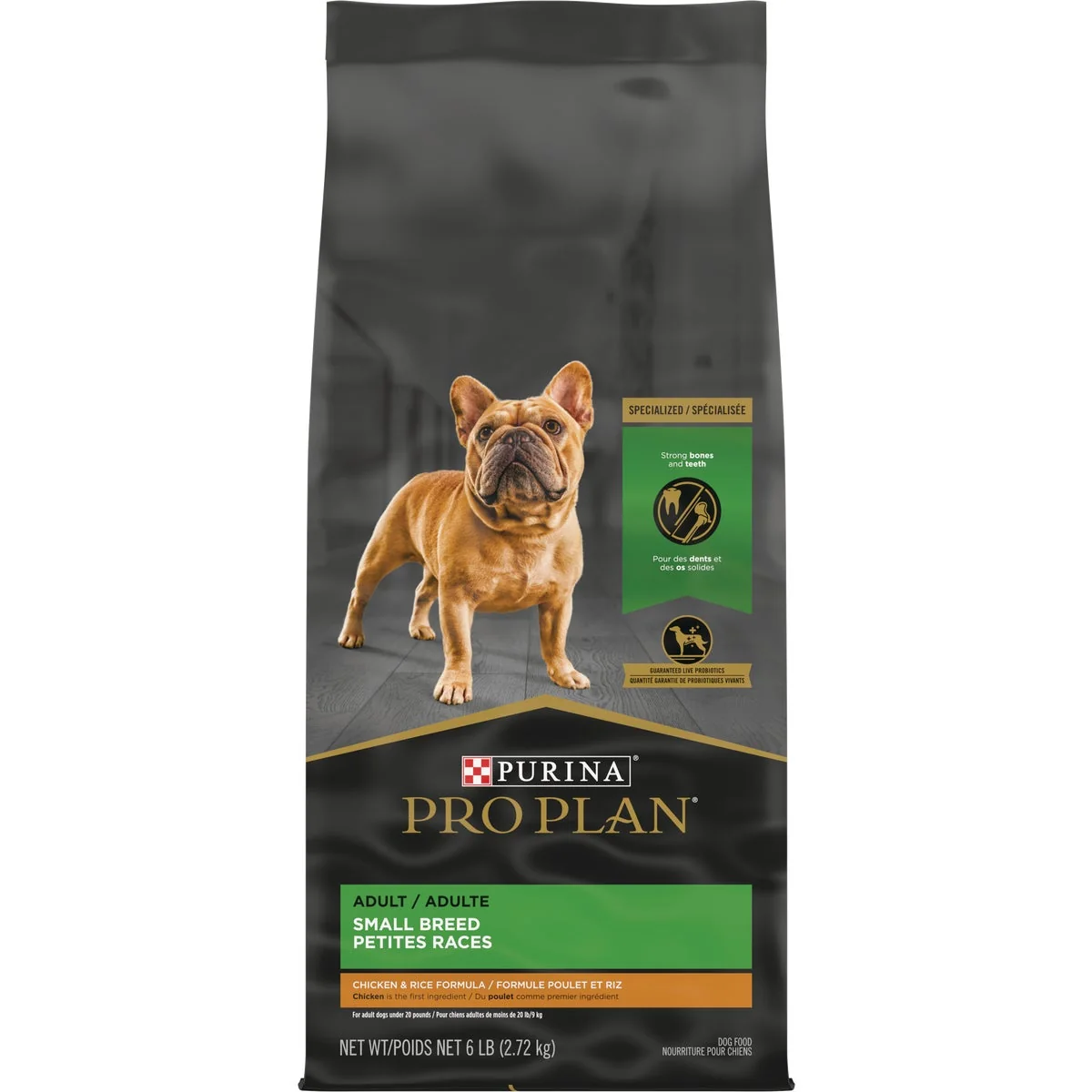 Certified Purina Pro Plan 5 Lb. Chicken Rice Flavor Adult Small Breed Dry Dog Food Easy-to-Use