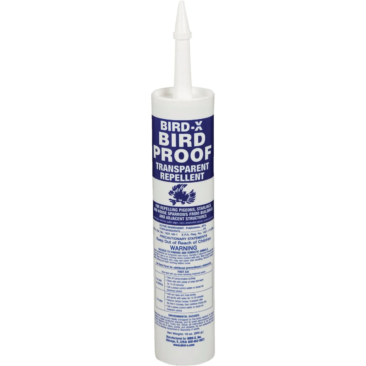 Flexible Bird X Bird Proof 10 Oz. Gel Bird Repellent Sustainable