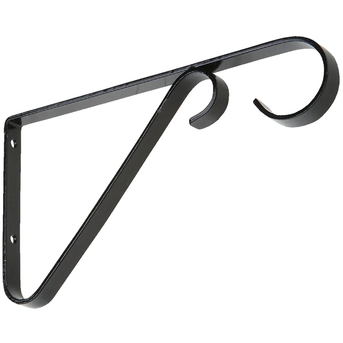 Minimalist National 6 In. Black Steel Hanging Plant Bracket Contemporary