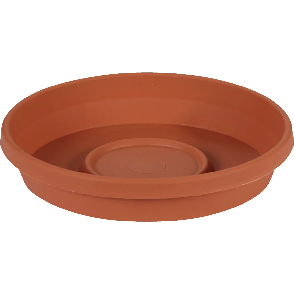 Advanced Bloem 16 In. Terracotta Poly Classic Flower Pot Saucer Flexible