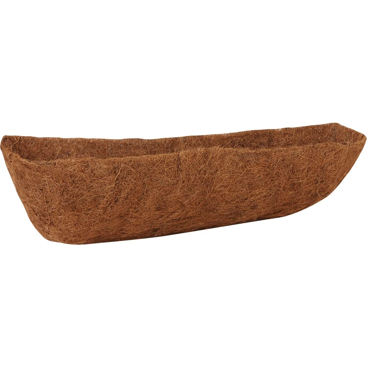 Convenient Garden 24 In. W. x 7.8 In. L. x 6.5 In. D. Coconut Fiber Trough Plant Liner User-Friendly