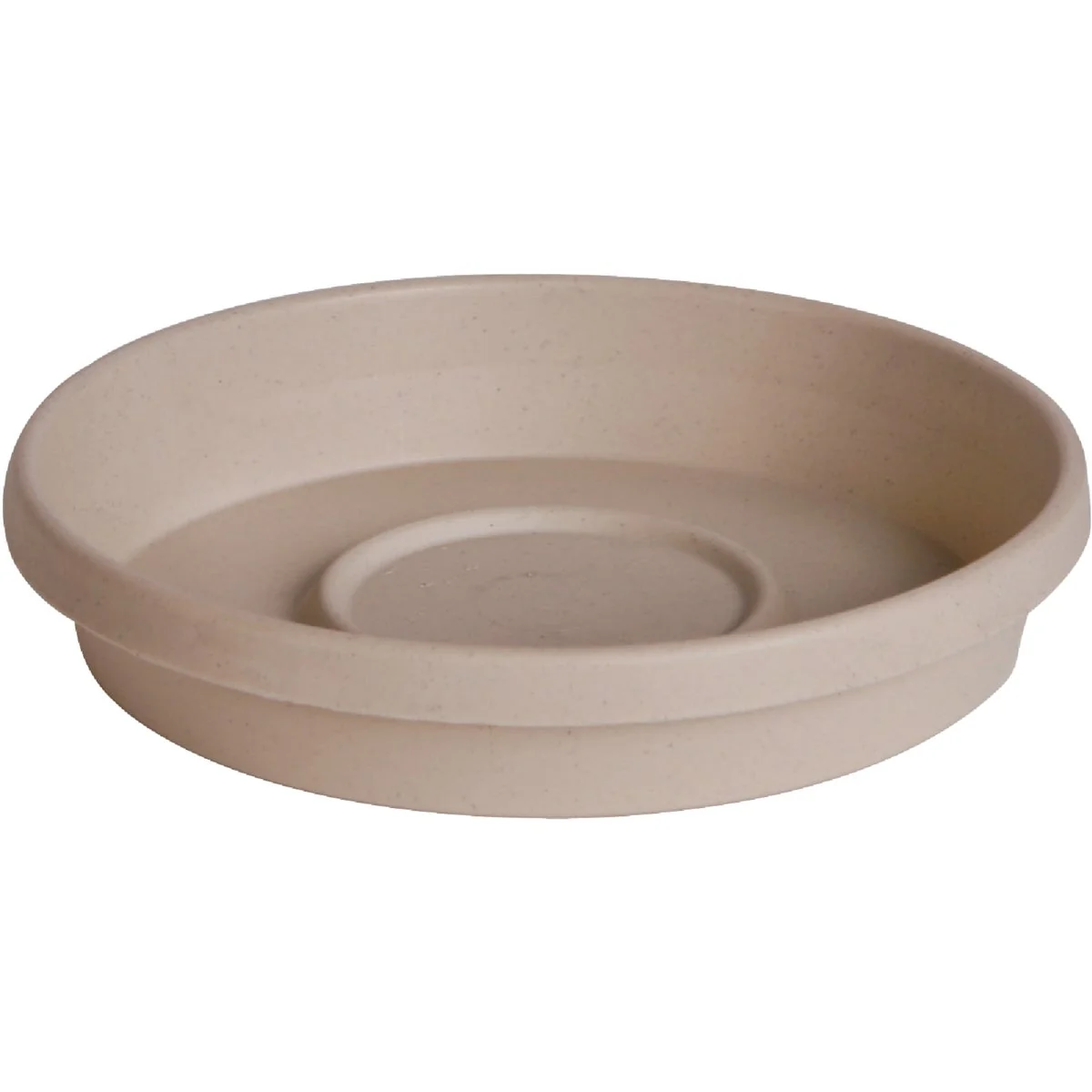 Elegant Bloem 12 In. Pebble Stone Poly Classic Flower Pot Saucer Artisan