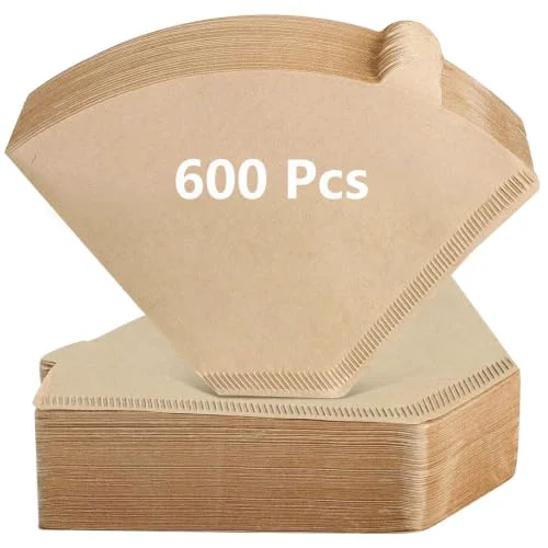 Natural 600Pcs 4 Cone Coffee Filters 8 600 Count Convenient