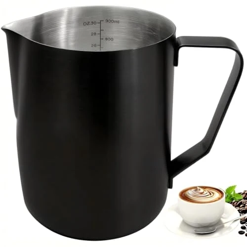 Easy-to-Use Large Milk Frothing Pitcher 32oz Modern