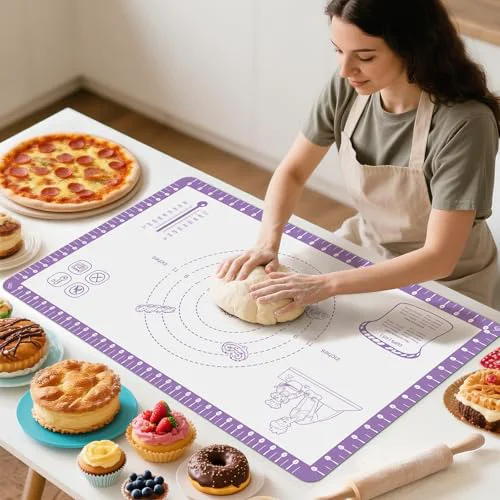 Stylish Silicone Pastry Mat with 10 Useful Recipes Genuine