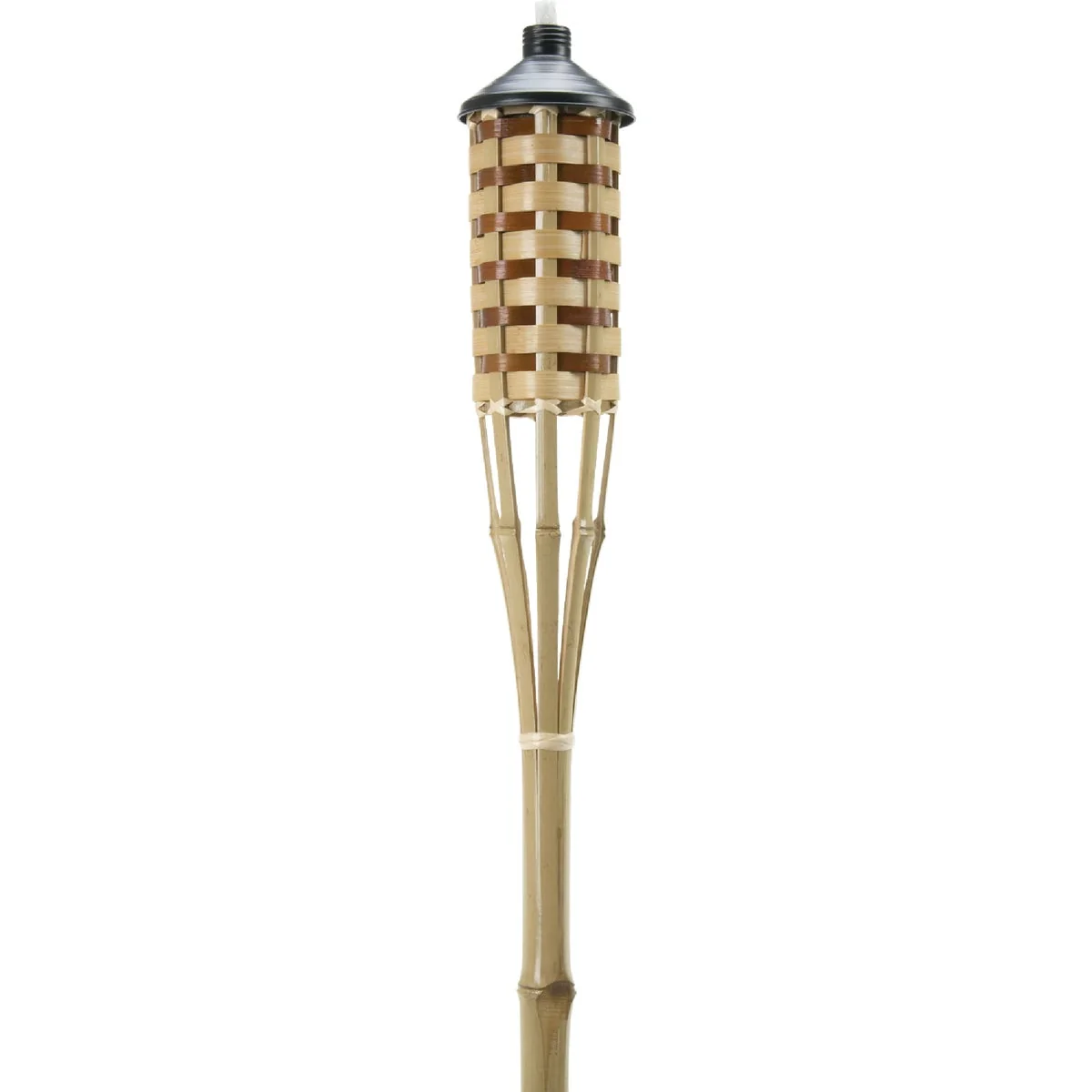 Stylish Outdoor Expressions 60 In. Natural Bamboo Patio Torch Fine Crafted