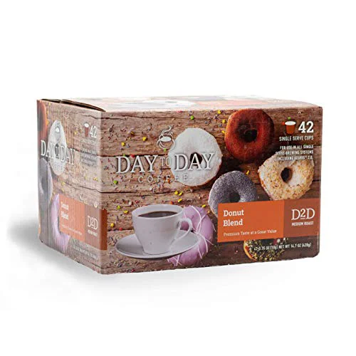Excellent Pods Donut Blend Medium Roast 42 Count Pure