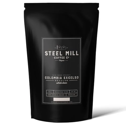 Top-Quality Colombia Excelso Fair Trade Organic Whole Bean 32 Ounce Traditional