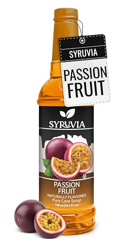 Convenient Passion Fruit Syrup 25.4 Fl Oz Enhanced