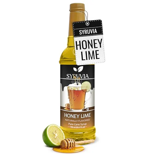 Convenient Honey Lime Syrup 25.4 Fl Oz Durable
