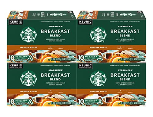 Top-Quality Breakfast Blend Medium Roast Coffee K 40 Count Premium Material