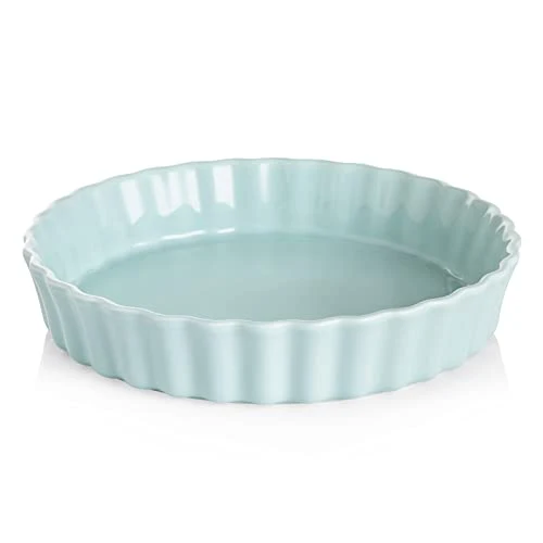 Elegant Sweejar Ceramic 11.5 Inches Pie Pan for Baking Specialty