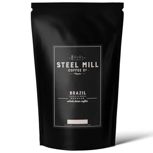 Durable Brazil Medium Roast Whole Bean Coffee 32 Ounce Original