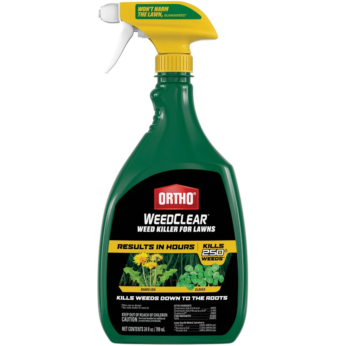 Recyclable Ortho WeedClear 24 Oz. Ready To Use Trigger Spray Lawn Weed Killer Reusable