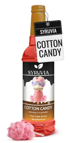 Recyclable Cotton Candy Syrup 25.4 Fl Oz Expertly Made