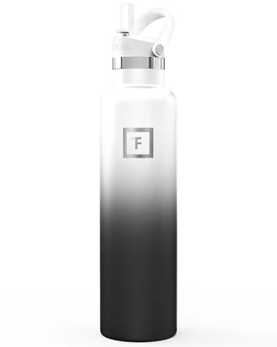 Environmentally Friendly 24 oz Narrow Mouth Water Bottle with Straw Superior
